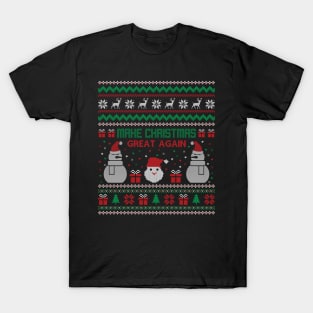 Make Christmas Great Again Ugly sweater T-Shirt